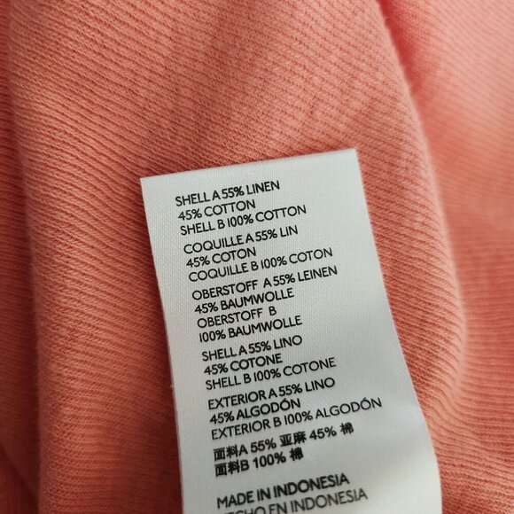 Free‎ People Boho Top size SMALL Girl Talk Sunny Peach ruffled layered Pink - Picture 8 of 10